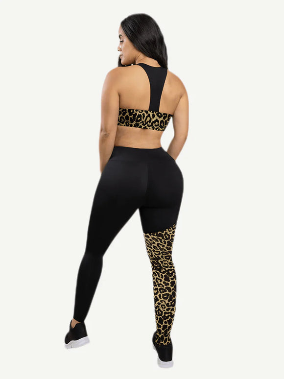 ZZ_Pard  2 PIECE SET High Waist leggings